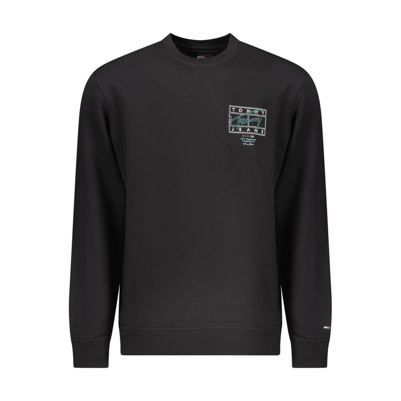 Tommy Hilfiger Zwarte Katoenen Heren Sweatshirt