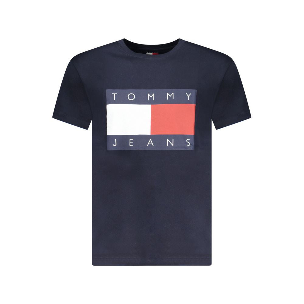 T-shirt Tommy Hilfiger bleu en coton pour homme