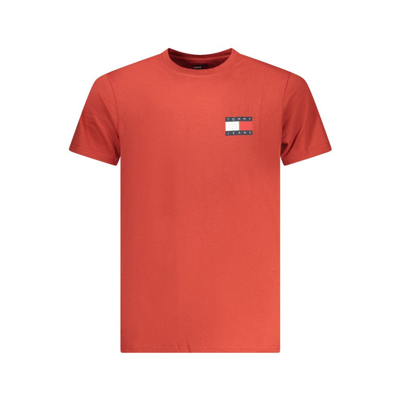 T-shirt homme Tommy Hilfiger Rosso en coton