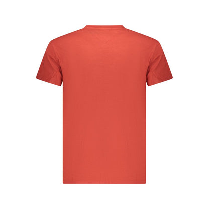 T-shirt homme Tommy Hilfiger Rosso en coton