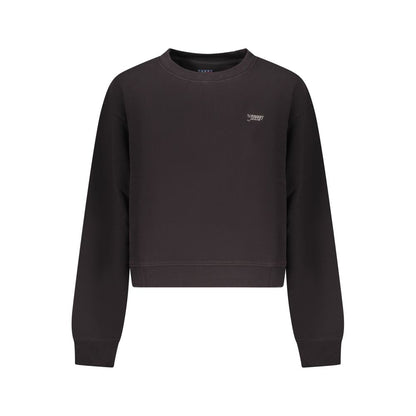 Tommy Hilfiger Black Cotton Women's Sweatshirt