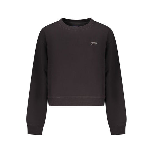 Tommy Hilfiger Sweatshirt Femme Noir en Coton