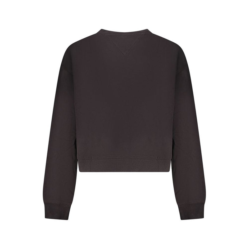 Tommy Hilfiger Sweatshirt Femme Noir en Coton