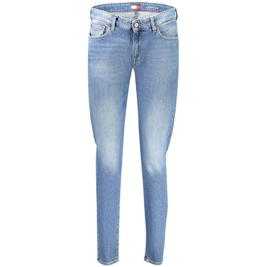 Tommy Hilfiger Blue Cotton Women's Slim Fit Jeans