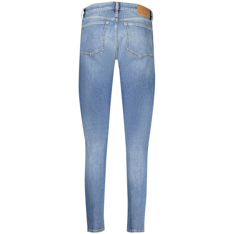 Tommy Hilfiger Blue Cotton Women's Slim Fit Jeans