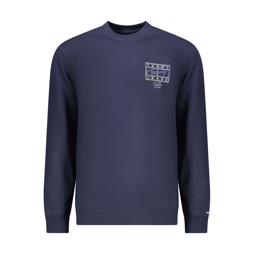 Sweat-shirt bleu en coton pour homme Tommy Hilfiger