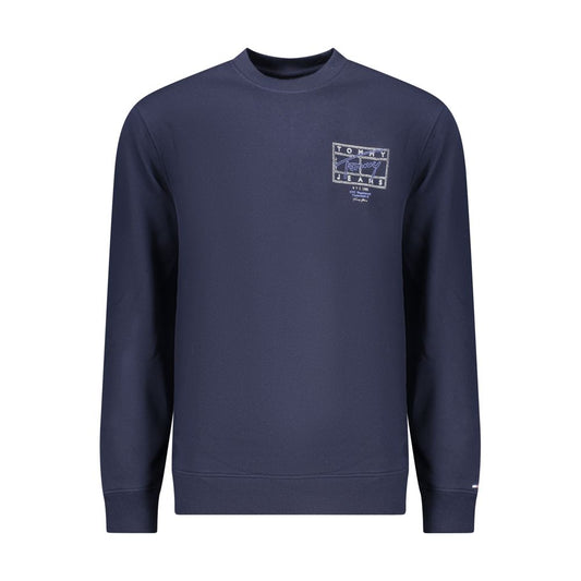 Sweat-shirt bleu en coton pour homme Tommy Hilfiger