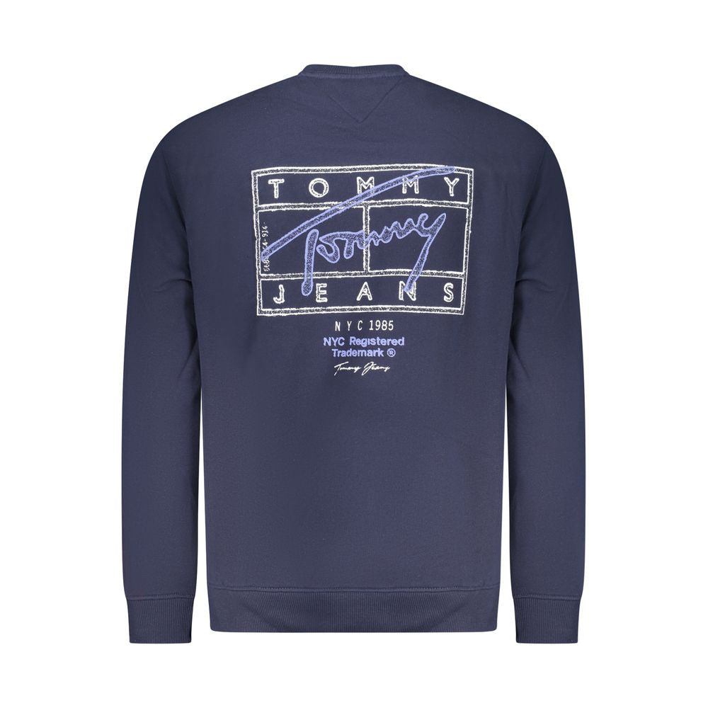 Sweat-shirt bleu en coton pour homme Tommy Hilfiger