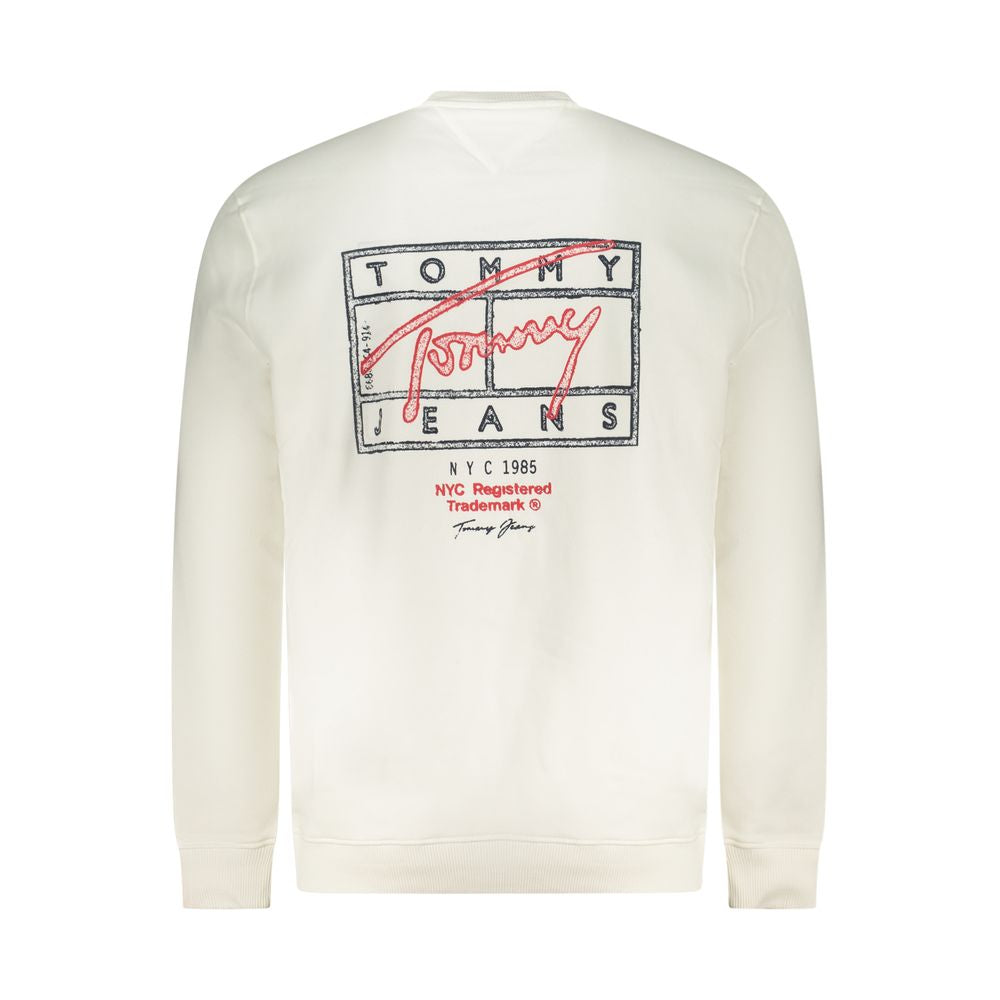 Sweat-shirt Tommy Hilfiger blanc en coton pour homme
