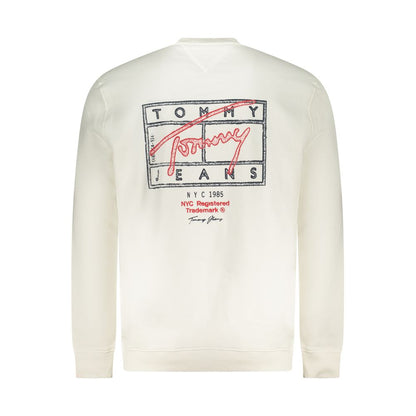 Sweat-shirt Tommy Hilfiger blanc en coton pour homme