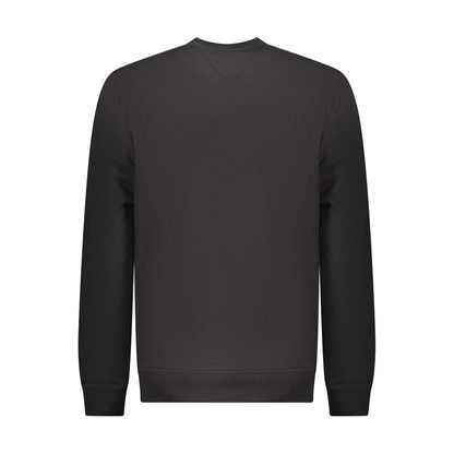 Sweat-shirt Tommy Hilfiger en coton noir pour homme