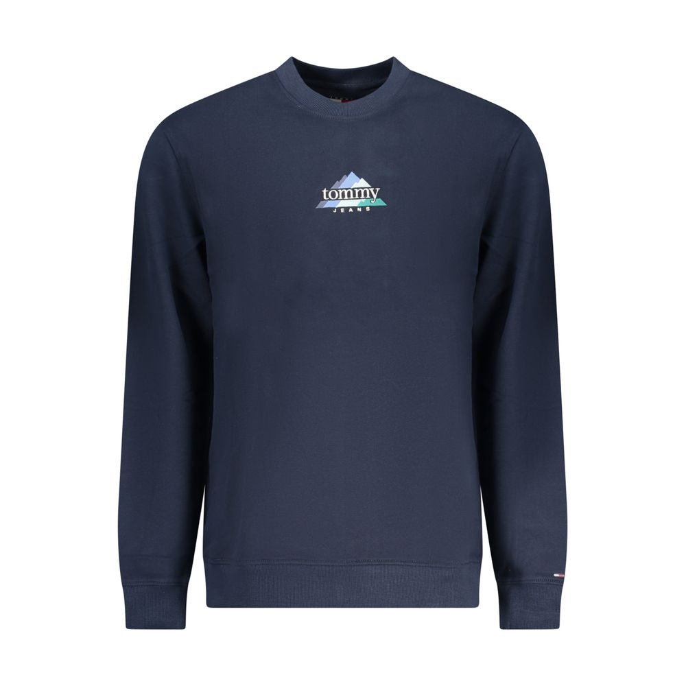 Sweat-shirt Tommy Hilfiger bleu en coton pour homme