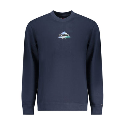 Sweat-shirt Tommy Hilfiger bleu en coton pour homme