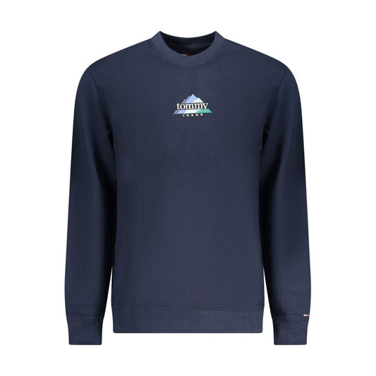 Sweat-shirt Tommy Hilfiger bleu en coton pour homme