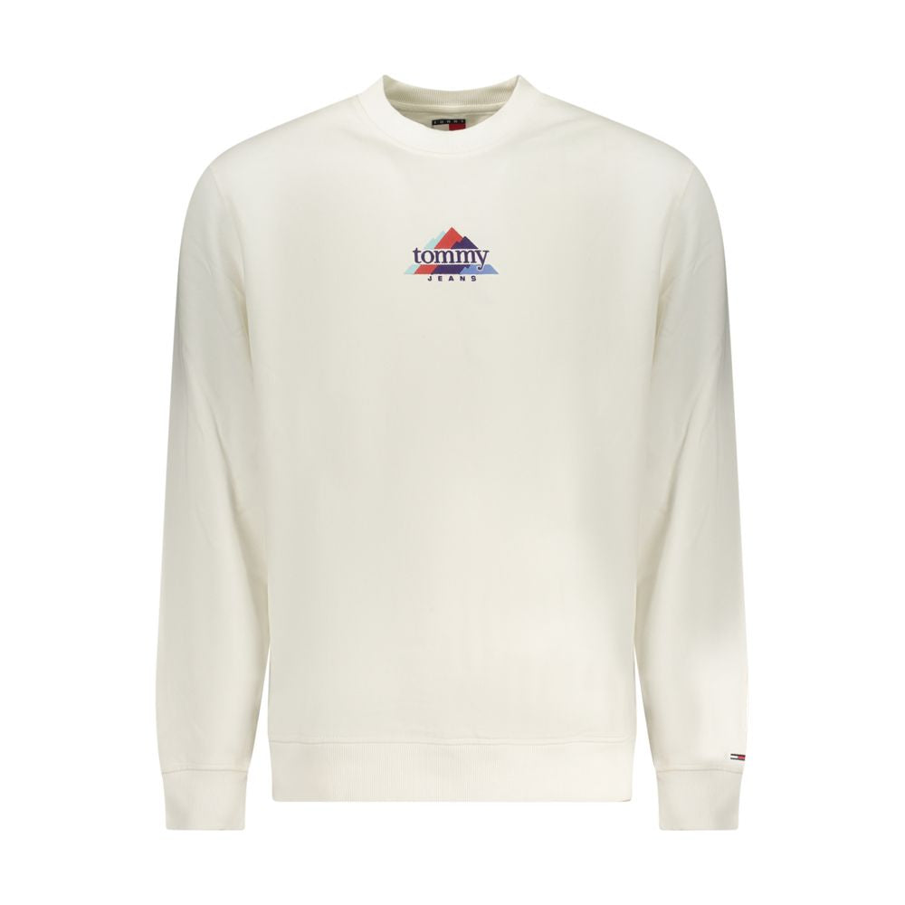 Sweat-shirt Tommy Hilfiger blanc en coton pour homme