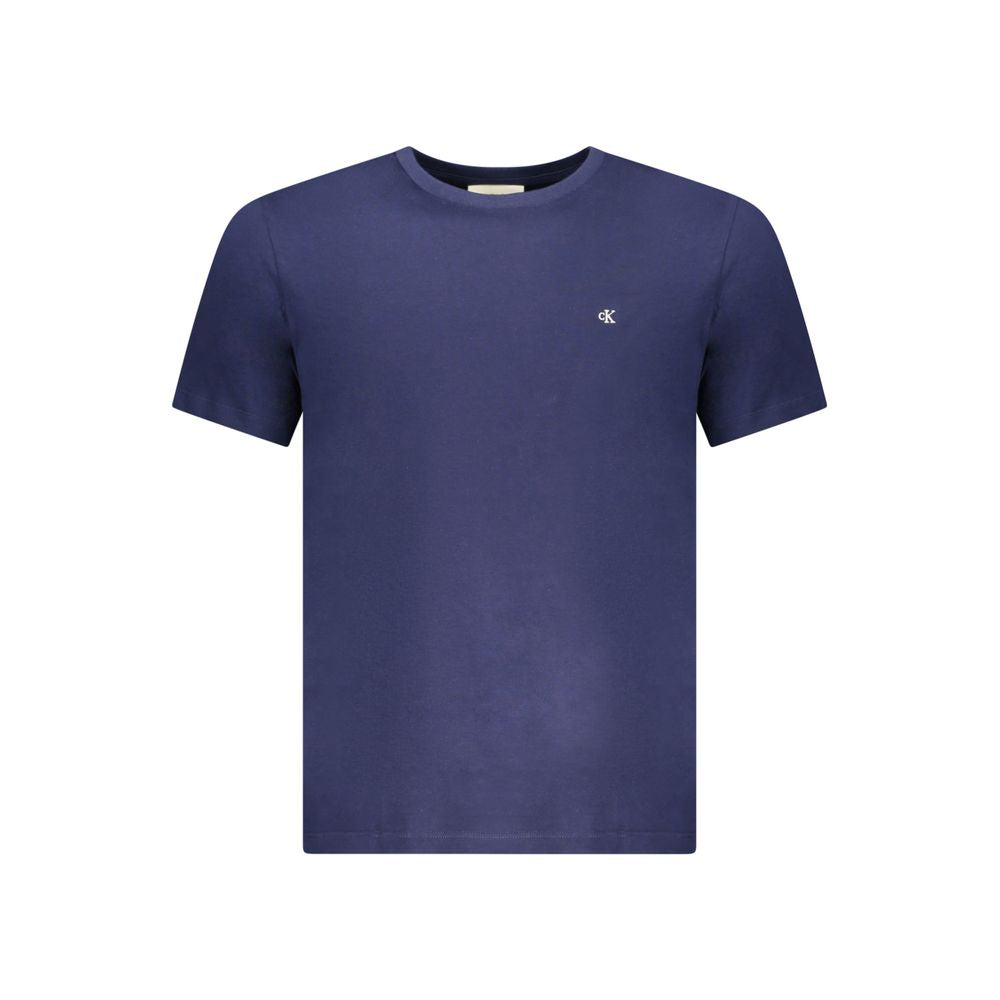 T-shirt homme Calvin Klein bleu en coton