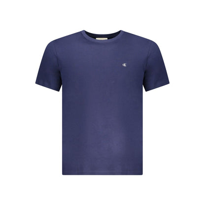 T-shirt homme Calvin Klein bleu en coton
