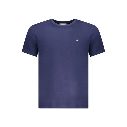 T-shirt homme Calvin Klein bleu en coton