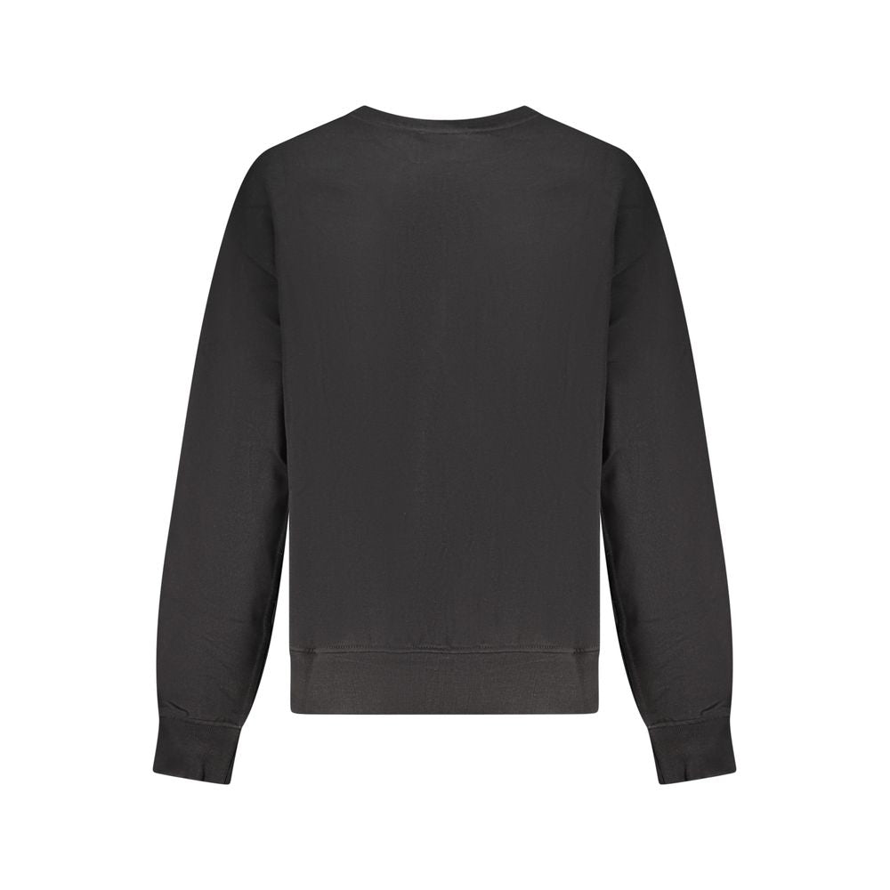 Calvin Klein Black Cotton Women Sweatshirt - Stylish Comfort