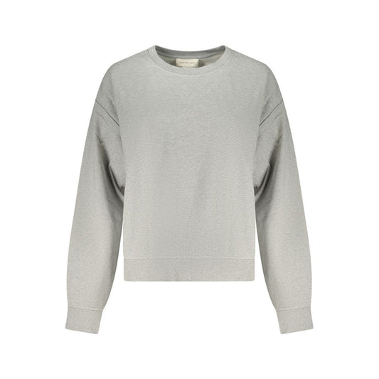 Calvin Klein Gray Cotton Sweatshirt for Women - Comfortable & Stylish