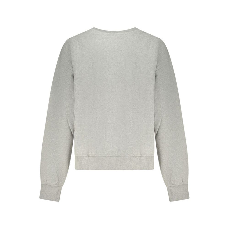 Calvin Klein Gray Cotton Sweatshirt for Women - Comfortable & Stylish