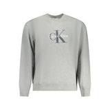 Sweat-shirt gris en coton Calvin Klein