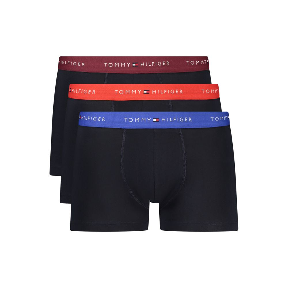 Tommy Hilfiger Black Cotton Boxers for Men - Comfortable & Stylish