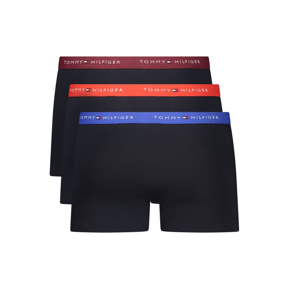 Tommy Hilfiger Black Cotton Boxers for Men - Comfortable & Stylish