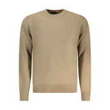 Sweat-shirt en coton brun Hugo Boss
