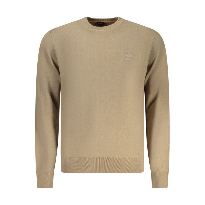 Bruine katoenen sweatshirt van Hugo Boss