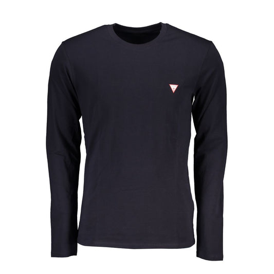 Guess Jeans T-Shirt en Coton Bleu pour Homme