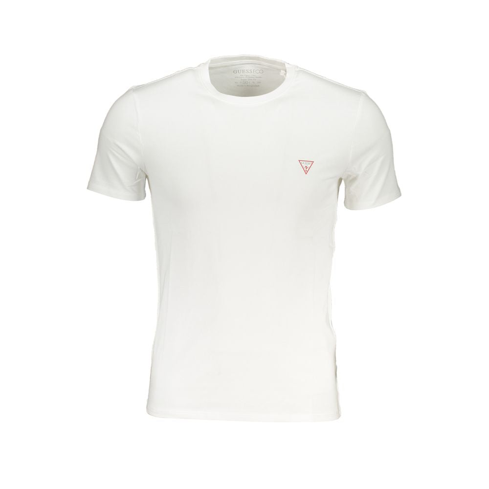Guess Jeans Wit Heren T-shirt van Biologisch Katoen