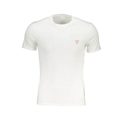 Guess Jeans Wit Heren T-shirt van Biologisch Katoen