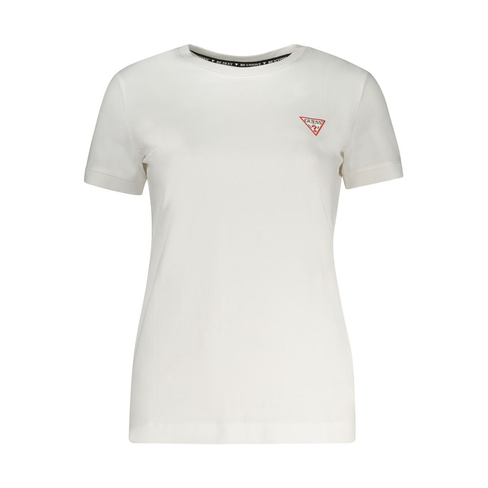 Guess Jeans Bianco Cotton Women T-Shirt - Confort et Style