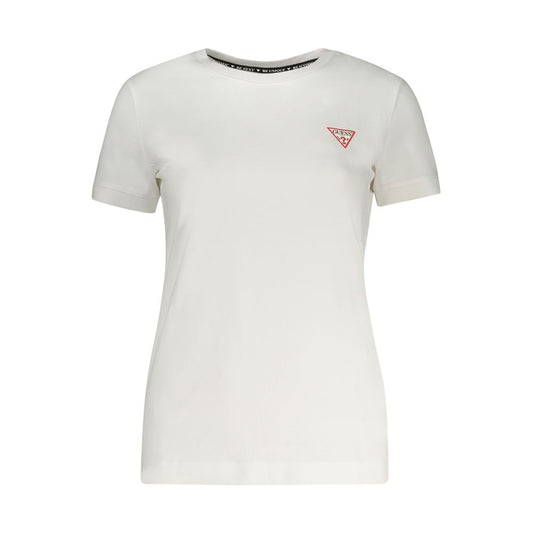 Guess Jeans Bianco Cotton Women T-Shirt - Confort et Style
