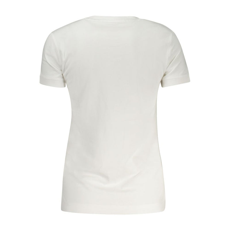 Guess Jeans Bianco Cotton Women T-Shirt - Confort et Style