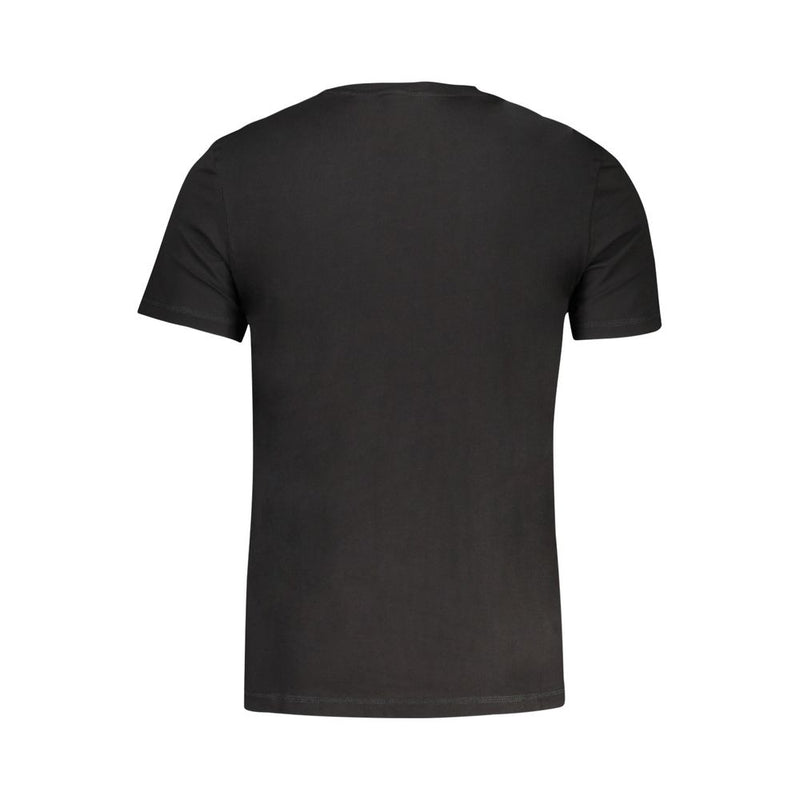 Guess Jeans Nero Cotton Men T-Shirt - Casual Sophistication