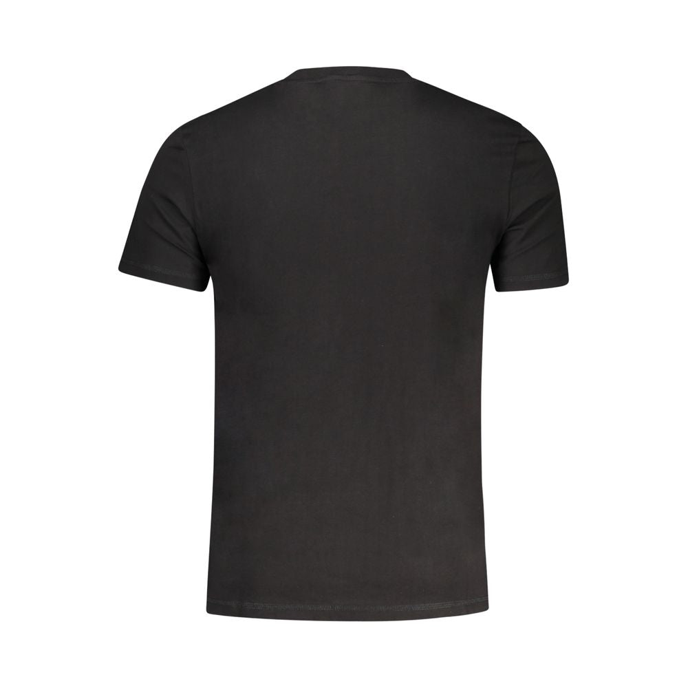 Guess Jeans Nero Cotton Men T-Shirt - Casual Sophistication