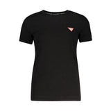 Guess Jeans Black Organic Cotton Women T-Shirt