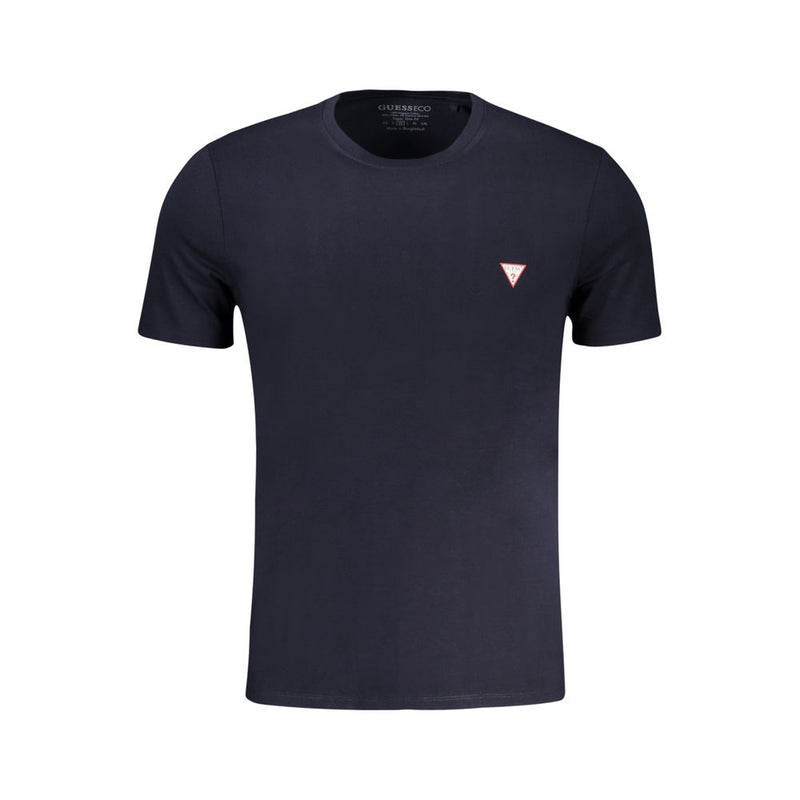 Guess Jeans T-shirt voor heren van blauw biologisch katoen