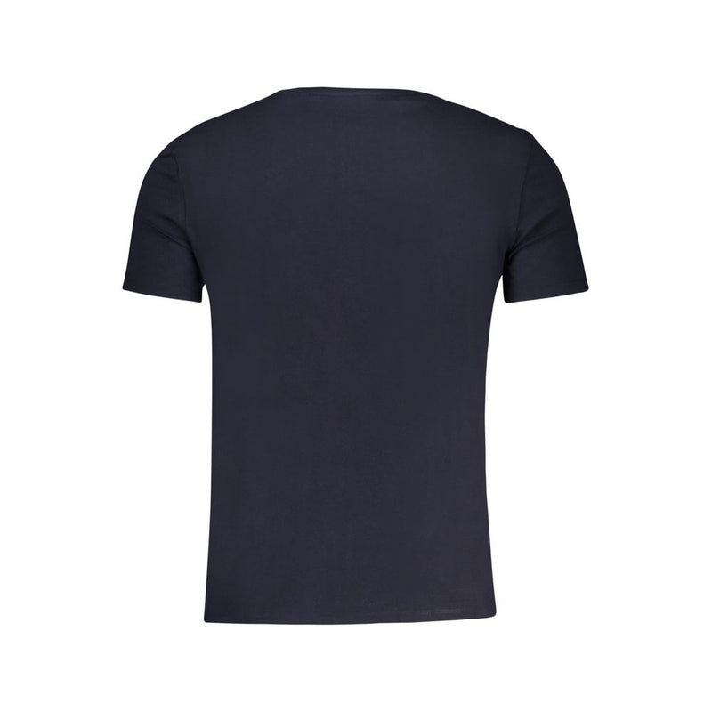 Guess Jeans T-shirt voor heren van blauw biologisch katoen