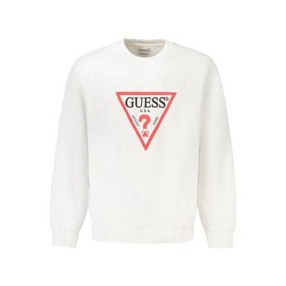 Guess Jeans Witte Katoenen Herentrui