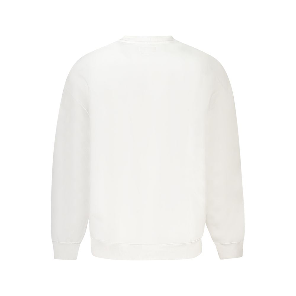 Guess Jeans White Cotton Oversized Men's Sweater