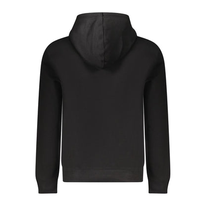 Guess Jeans Zwart Katoenen Heren Sweatshirt Slim Fit Met Capuchon