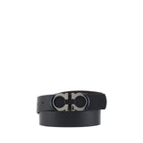 Ceinture Ferragamo Bos Taurus Regular en cuir de veau noir