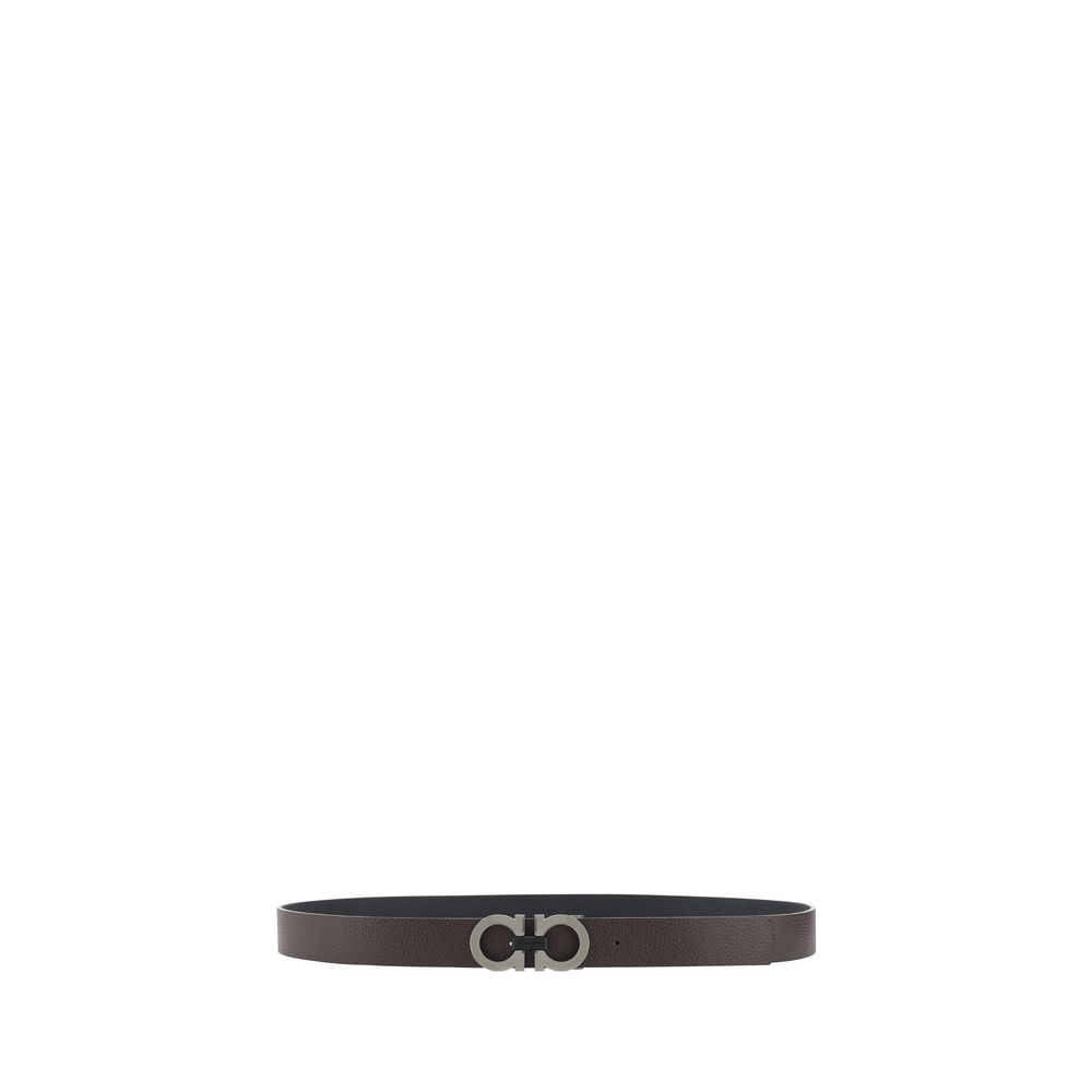 Ceinture Ferragamo Bos Taurus Regular en cuir de veau noir