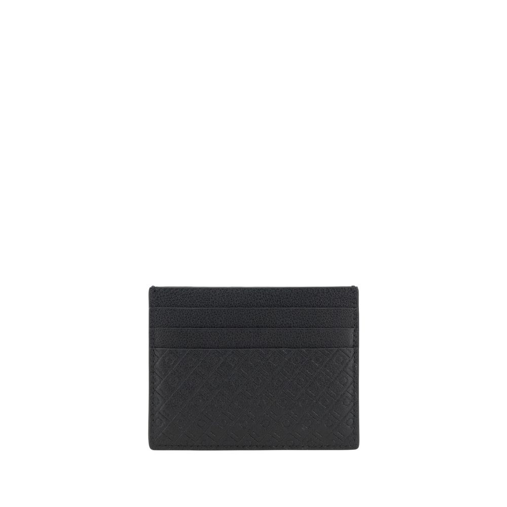 Portefeuille Ferragamo Bos Taurus en cuir de veau noir