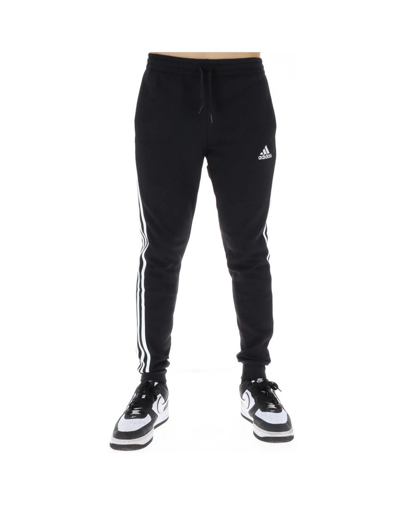 Adidas Black Cotton Athletic Pants for Men