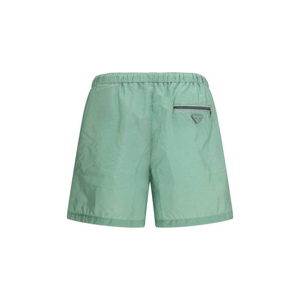 Short et mini-short Prada multicolores en polyamide recyclé