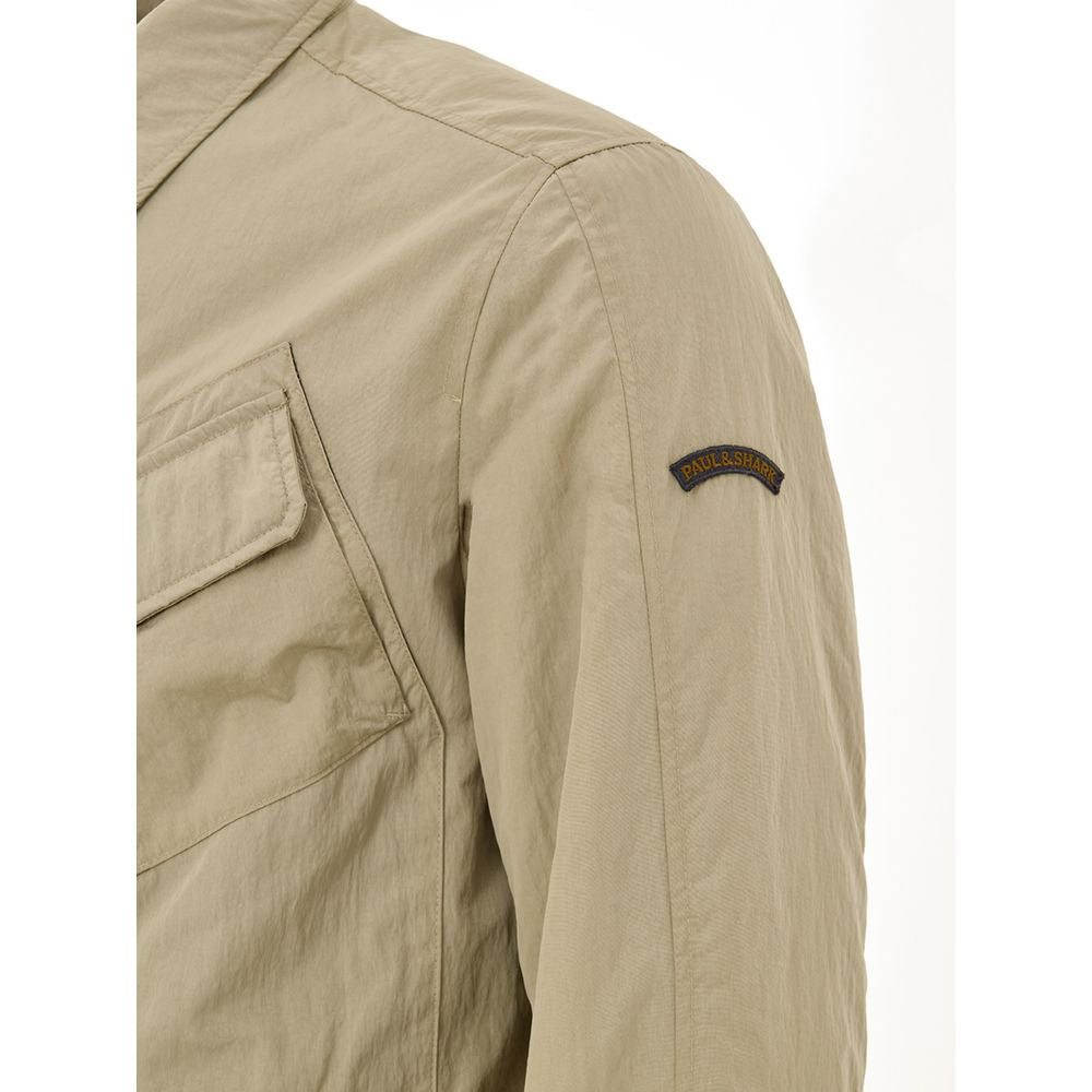 Manteau Paul &amp; Shark beige en polyester